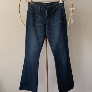 Lucky Brand Sofia Boot blue jeans